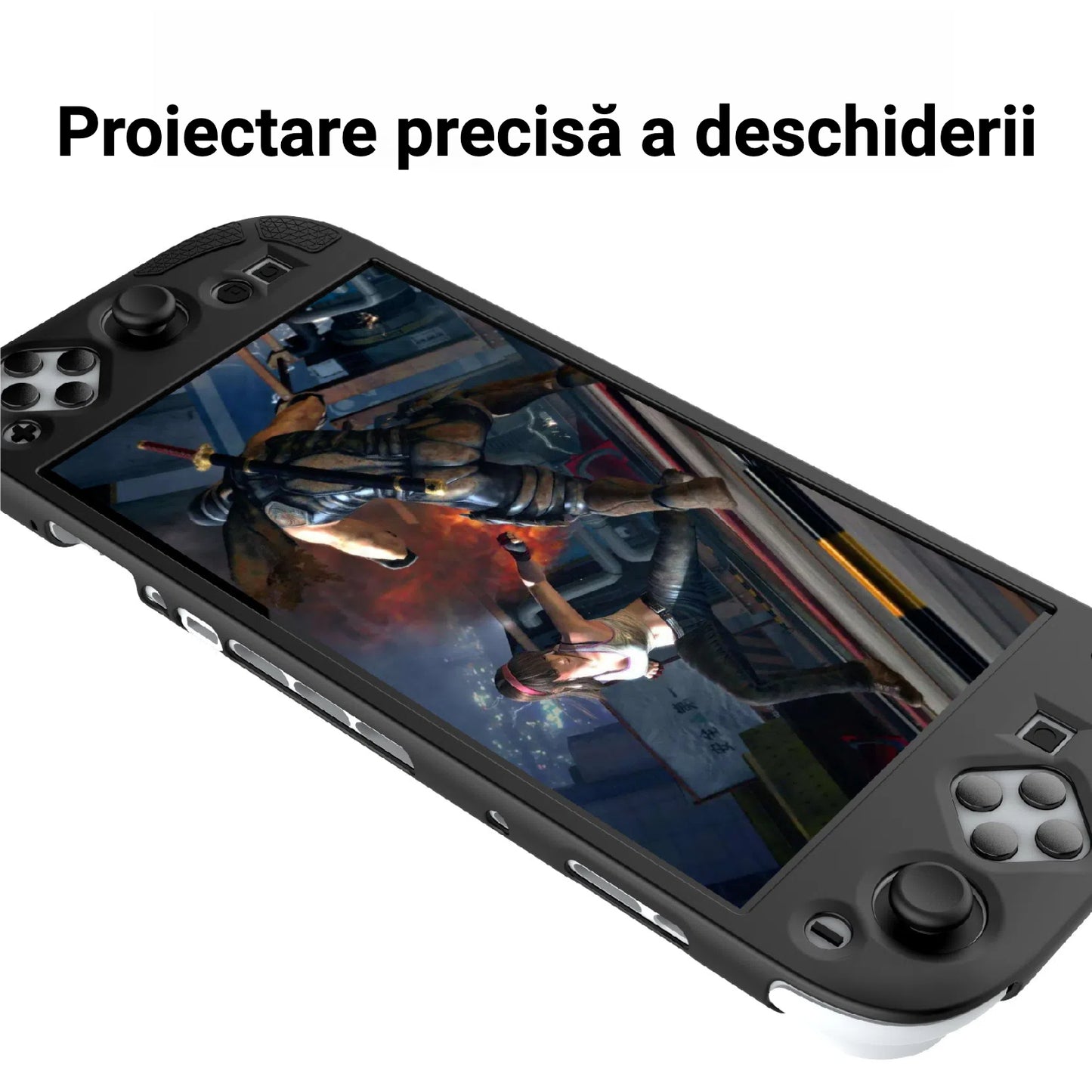 Protective cover Nintendo Switch 2 (2025), anti-scratch, with Holder, Ergonomic design, silicone Material, Black