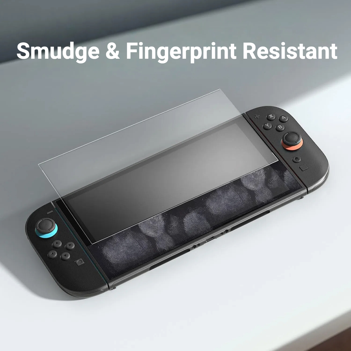 Set of 2 screen protectors for Nintendo Switch 2, tempered glass 9H, HD, 2.5 D, anti-fingerprint, easy installation