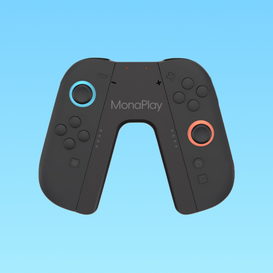 Charging Grip for Nintendo Switch 2, Joy Con, 2-in-1, with charging function, LED Indicator, ABS, black