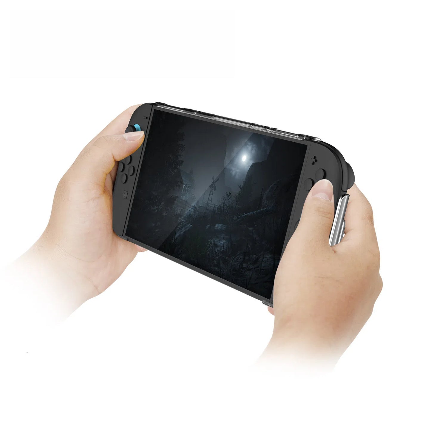 Protective cover Nintendo Switch 2 (2025), anti-scratch, with cassette storage, Ergonomic design, PC Material, Transparent